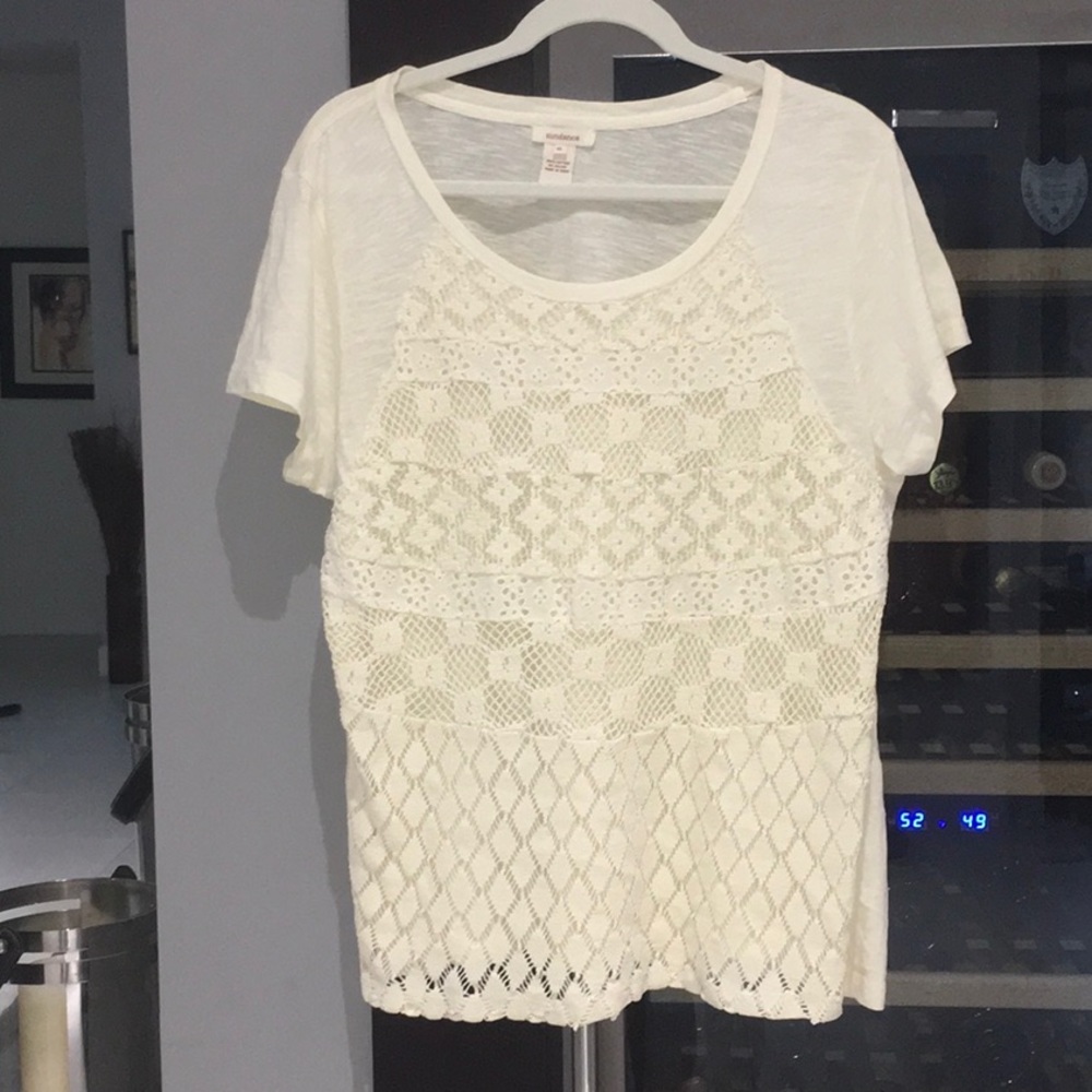 Sundance lace front T-shirt